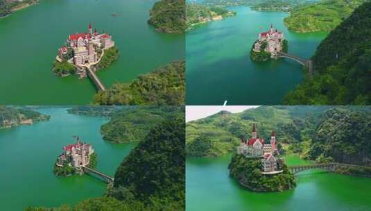 贵州兴义吉隆堡度假区高清在线视频素材下载