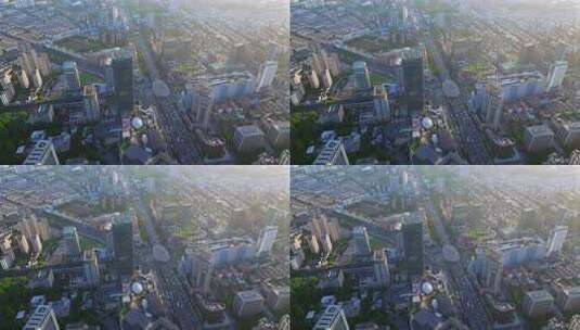 五角场 上海杨浦区  高架 城市交通车流高清在线视频素材下载