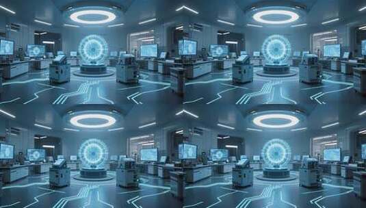 科技感未来实验室场景高清在线视频素材下载