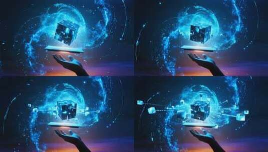 元宇宙未来科技概念抽象视频高清在线视频素材下载