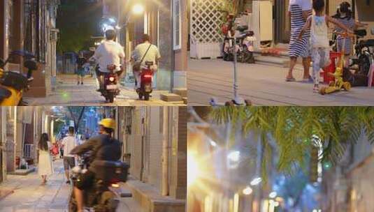 广州西关老街巷烟火 日常傍晚市井生活纪实高清在线视频素材下载