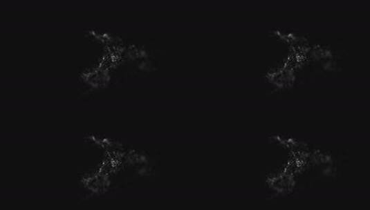 黑色背景粒子特效高清在线视频素材下载