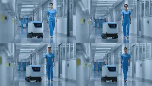 医疗智慧医疗科技医疗未来医院AI医疗健康高清在线视频素材下载