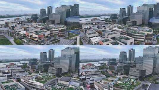 上海徐汇西岸高清在线视频素材下载