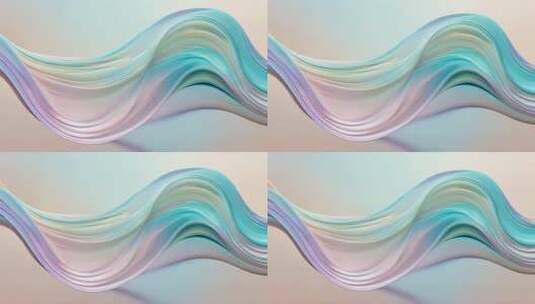 流动彩色抽象波浪背景素材高清在线视频素材下载