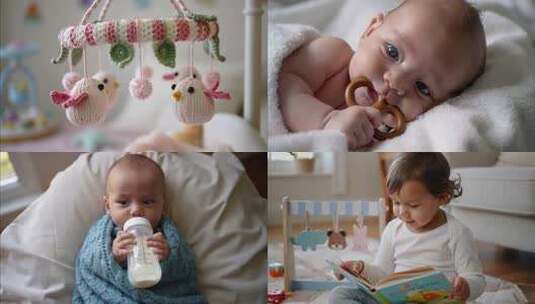 汽车TVC母婴温馨亲子婴儿新生儿母婴互动高清在线视频素材下载