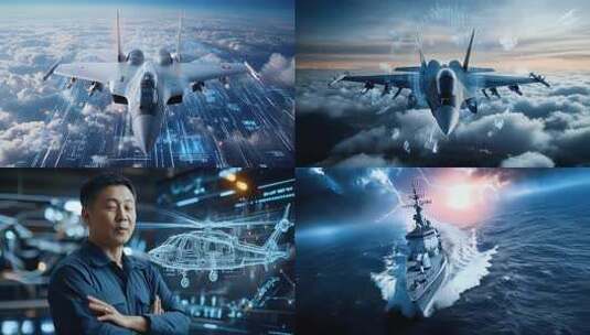 4k高清军事装备武器装备大国重器航母战斗机高清在线视频素材下载