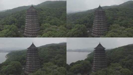 杭州六和塔高清在线视频素材下载