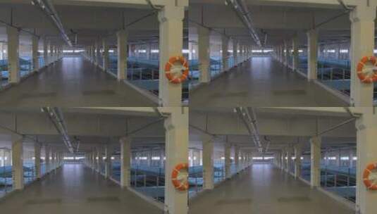 工业水箱上的走廊高清在线视频素材下载