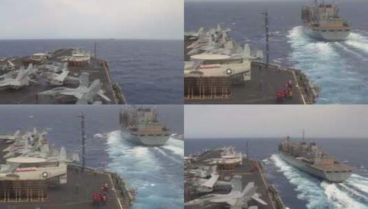 海上航母甲板高清在线视频素材下载