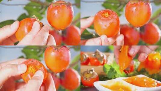 珠蜜柿素材高清在线视频素材下载