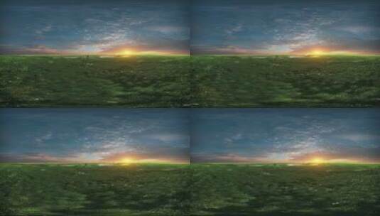 唯美大气黄昏日落自然景观高清在线视频素材下载