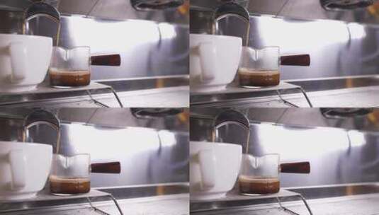咖啡慢镜头意式咖啡高清在线视频素材下载