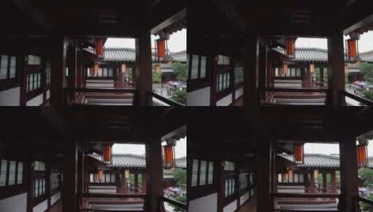 杭州拱墅区香积寺建筑视频高清在线视频素材下载