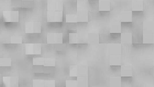 白色简约方块波动运动直播间背景高清在线视频素材下载