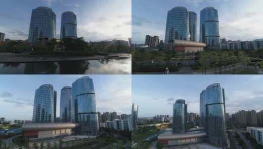 广西南宁江南区经济开发区航拍高清在线视频素材下载