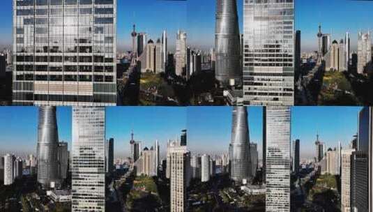 陆家嘴21世纪大厦高清在线视频素材下载