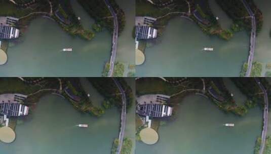 江南的城市湖泊高清在线视频素材下载