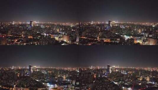 城市夜景推进镜头高清在线视频素材下载