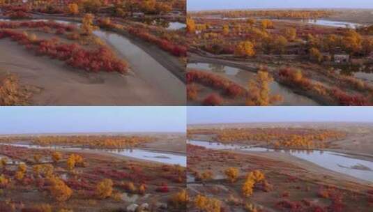 新疆风景风光航拍高清在线视频素材下载