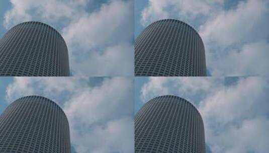 摩天大楼天际线景观高清在线视频素材下载