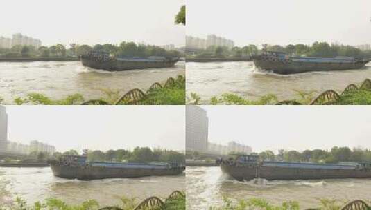 苏州京杭大运河附近的风景高清在线视频素材下载