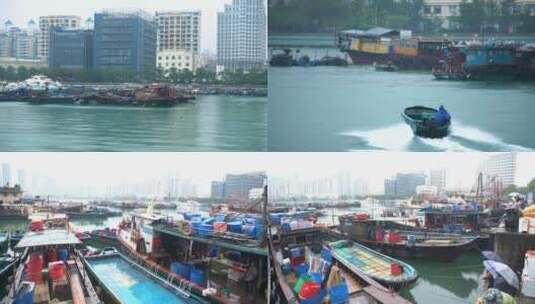 深圳蛇口渔民码头高清在线视频素材下载