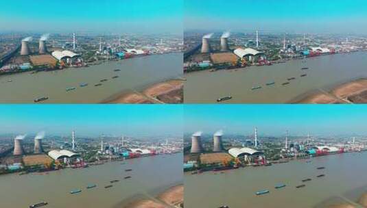 上海的发电厂高清在线视频素材下载