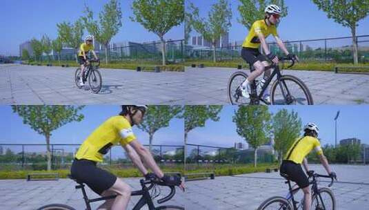 自行车 骑自行车 骑自行车休闲 骑行者高清在线视频素材下载