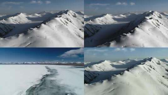 高原雪山高清在线视频素材下载