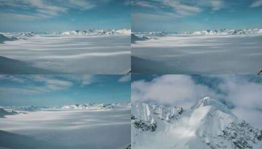 雪山冰川时间延时高清在线视频素材下载