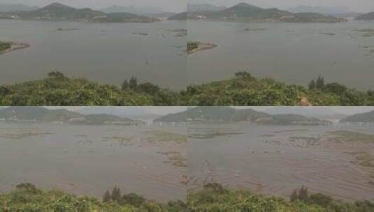 J广东惠州惠东海龟湾沙滩实拍视频高清在线视频素材下载
