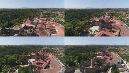 修道院和城堡高清在线视频素材下载