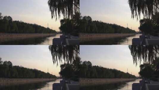 北京护城河高清在线视频素材下载