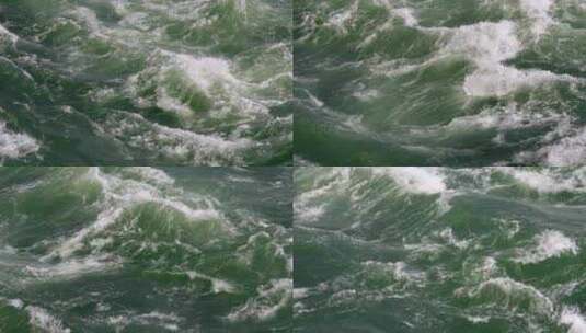 海水海浪江水背景升格慢动作空镜高清在线视频素材下载