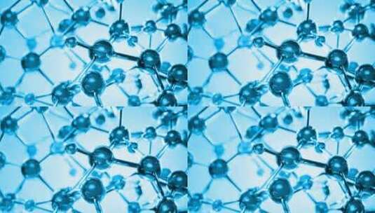 透明质酸钠分子结构高清在线视频素材下载