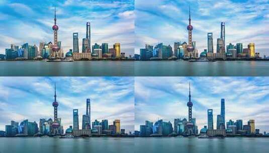 上海地标延时摄影高清在线视频素材下载