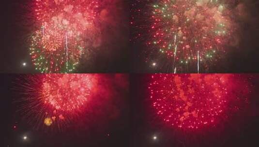 烟花空镜高清在线视频素材下载