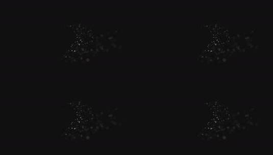 黑色背景粒子特效高清在线视频素材下载