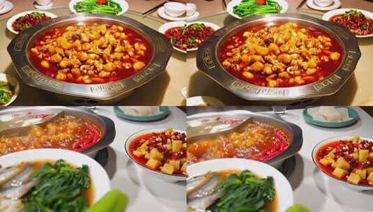 麻辣鲜香的川菜美食高清在线视频素材下载