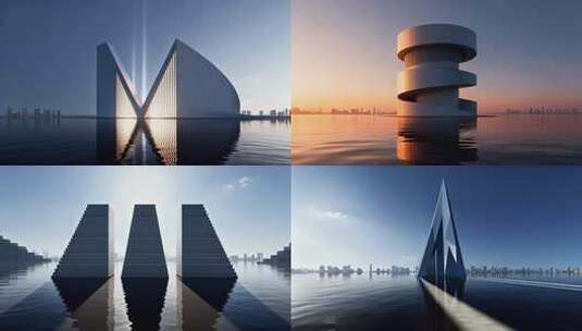 地产创意空间变化高清在线视频素材下载