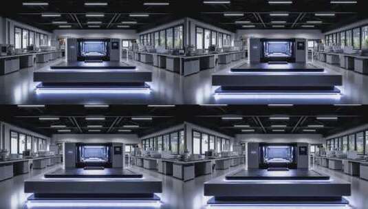 高端实验室精密仪器展示及科技感氛围高清在线视频素材下载