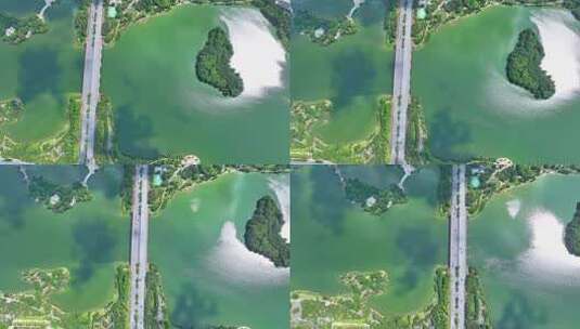 4K清远市飞来湖23高清在线视频素材下载