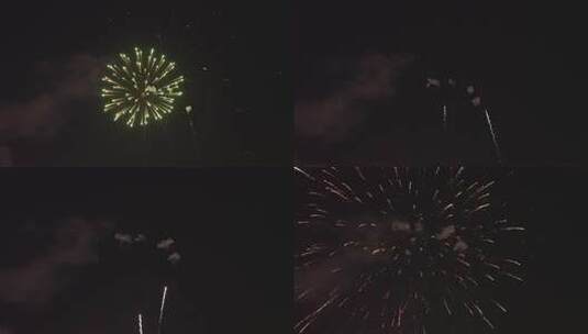 烟花空镜高清在线视频素材下载