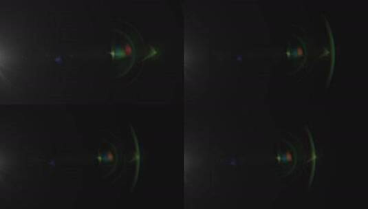 黑色背景彩色光晕特效高清在线视频素材下载
