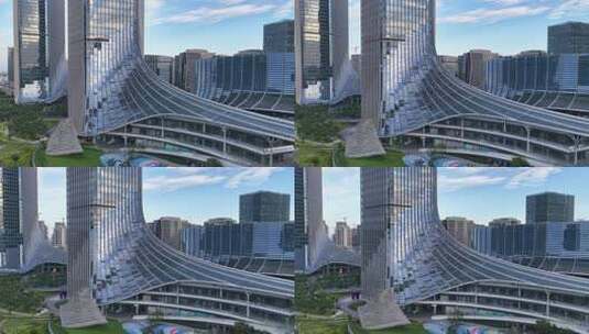 上海徐汇西岸高清在线视频素材下载