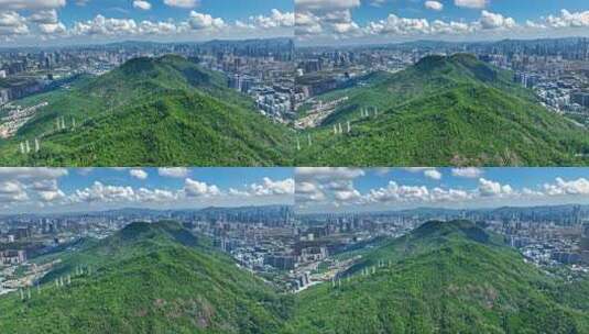 4K航拍深圳大南山公园51高清在线视频素材下载