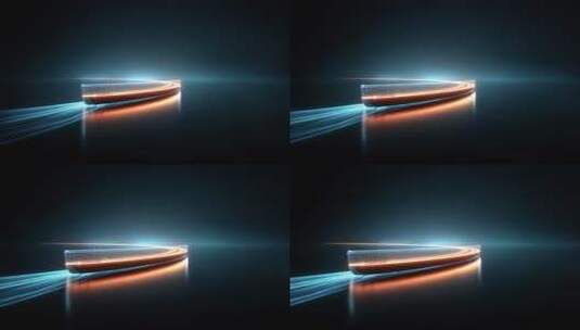 极速航行的未来概念船科技感十足高清在线视频素材下载