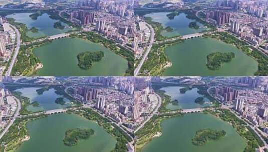 4K清远市飞来湖2高清在线视频素材下载