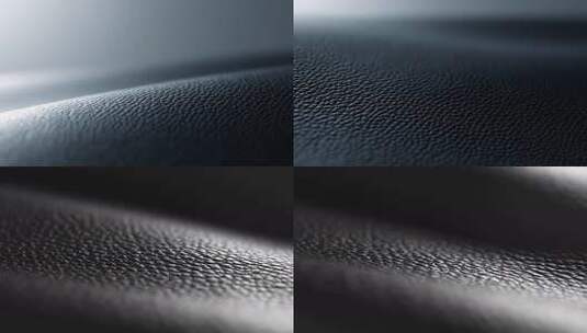 黑色皮革材质特写展示高清在线视频素材下载